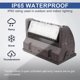 40W Rotatable LED Wall Pack Light-5200 Lumens-120W Metal Halide Equivalent-5000K