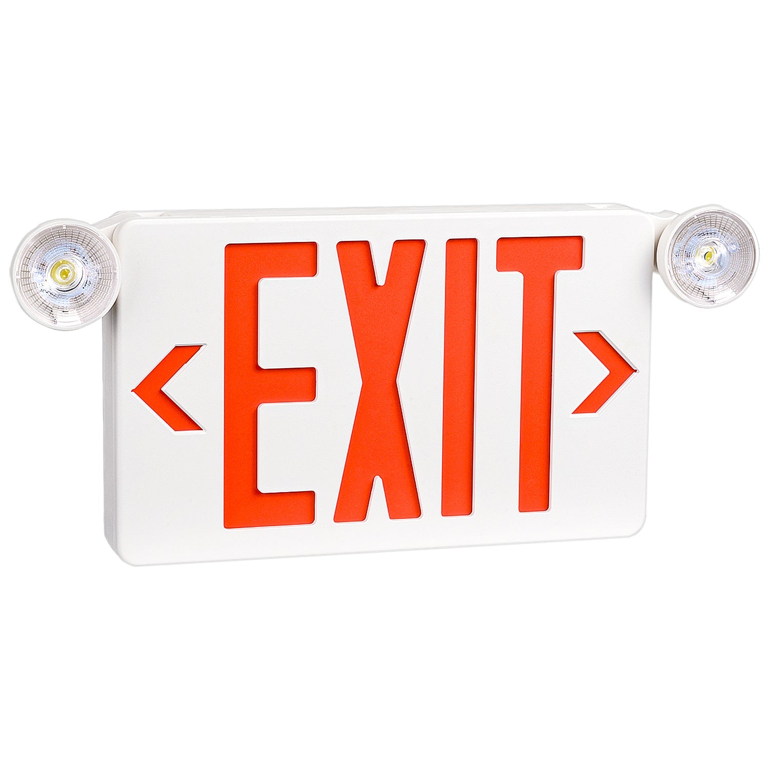 TANLITE Led Red/Green LED Exit Sign. UL-Listed Emergency Light - Dual LED Lamp ABS Fire Resistance