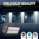 100W LED Full Cut OffWall Pack Light 13000LM 5000K-With Photocell-Replaces 400 watt Metal halide/HPS- IP65-UL+DLC Listed