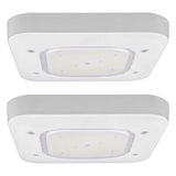 150W LED Canopy Light-5700K-Square-19500 Lumen-Gas Station Lighting-5 Years Warranty