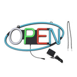 24W RGB LED Open Sign Light 12 Patterns Color Changes Best Open Sign Light For Your Business
