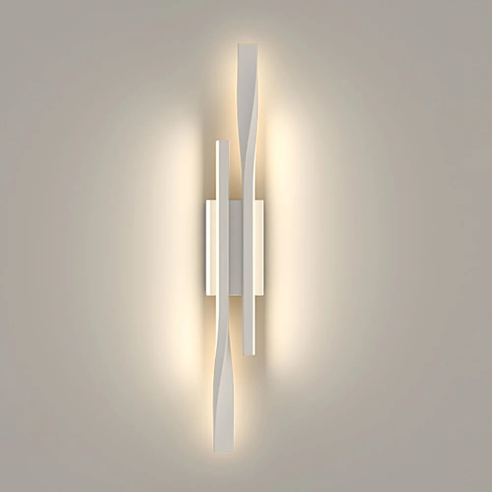 Long strip wall lamp light luxury creative room bedroom bedside lamp simple modern Nordic living room TV wall lamp - LEDLIGHTING WHOLESALE