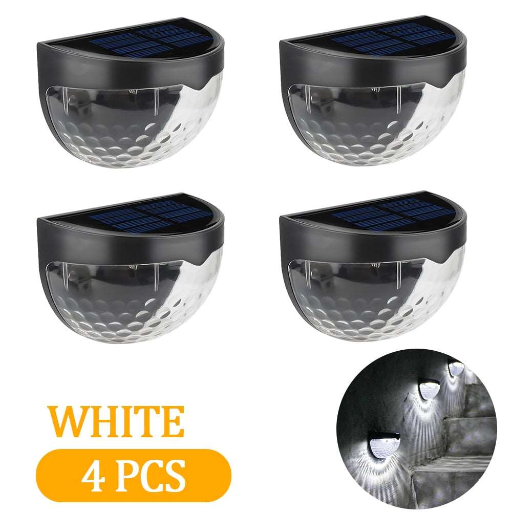 LED Solar Garden Lights-Outdoor Deck Light -Solar Wall Sconce