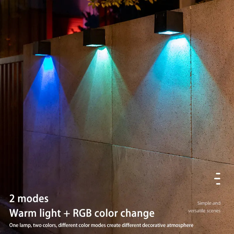 LED Solar Lights, Outdoor Garden Square Wall Lamp,Wall Decoration Lamp,UL Listed - LEDLIGHTING WHOLESALE