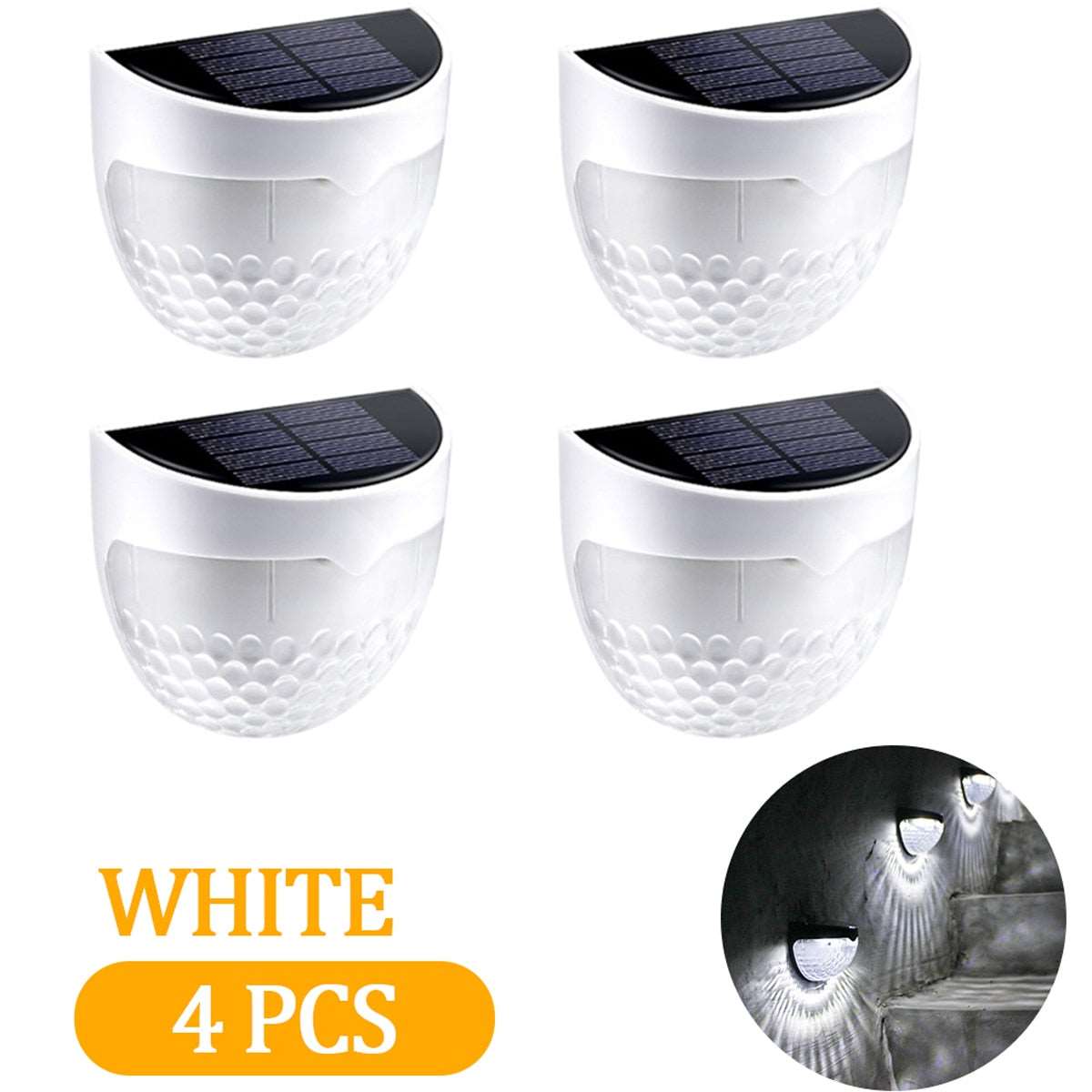 LED Solar Garden Lights-Outdoor Deck Light -Solar Wall Sconce