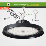 150W/120W/100W TANLITE UFO High Bay LED Fixture-277-480V-Selectable Wattage-CCT 5000K-Up To 21,000 Lumens