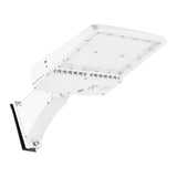 150W LED Shoebox Parking Lot Light – 5000K Daylight, White Housing, Outdoor Area & Street Light, UL Listed, AC 100-277V (No Photocell)