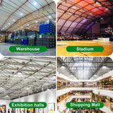200W LED UFO High Bay Light CCT 5000K-AC 100~277V-32,000 Lumens-5 Years warranty-ETL+DLC 5.1