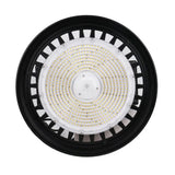300W UFO LED High Bay-Sensor Ready-1,200W MH Equivalent-42,000 Lumens-CCT 5000K-Black Finish-Optional Motion Sensor