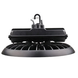 300W UFO LED High Bay-Sensor Ready-1,200W MH Equivalent-42,000 Lumens-CCT 5000K-Black Finish-Optional Motion Sensor