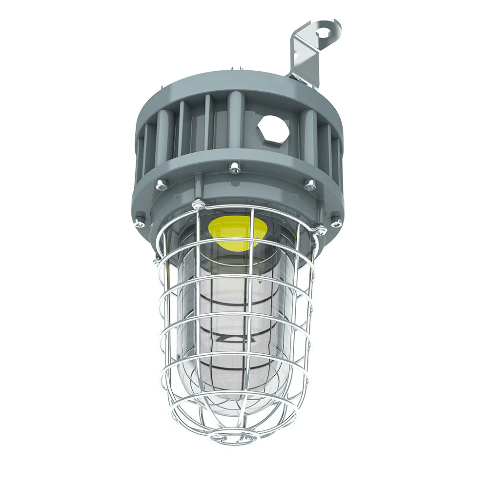30W LED Explosion Proof Jelly Jar Light-Class 1 Division 1-5000K-100-277V-For Hazardous Location Lighting