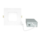 24 Pack-4 Inch 9W Square Downlight 5CCT 2700K/3000K/3500K/4000K/5000K 120V Triac Dimming