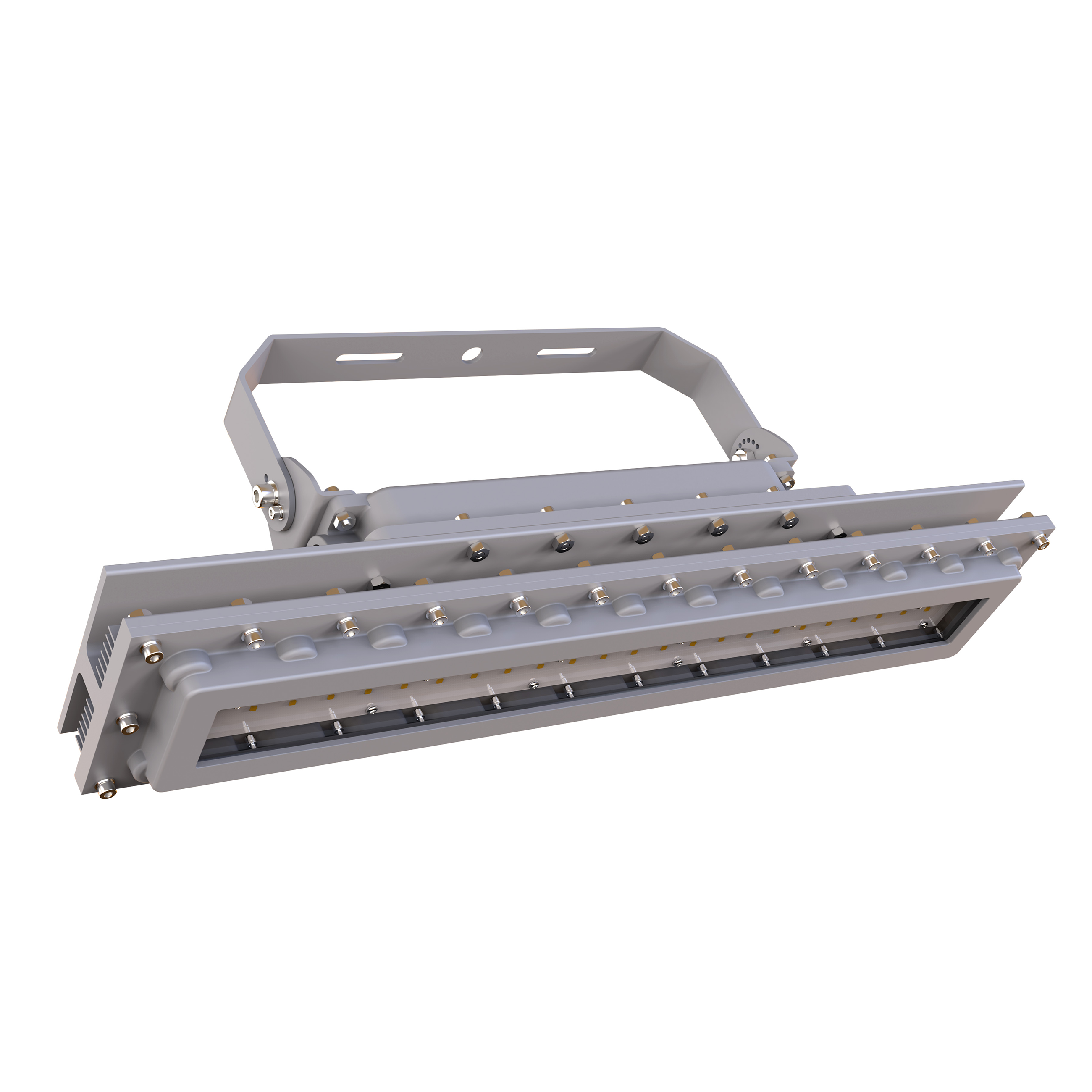 60 Watt 2FT LED Explosion Proof Linear Light.Non Dimmable. 5000K.7800LM. AC 100-277V. IP67. Hazardous Location Lighting Fixtures