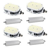 75W-LED Shoebox Retrofit Kit Lights-E39/E26 Base-150-250W MH/HPS Equivalent, Great for Street Shoebox Lamp, Flood Lights, High Bay and etc-10,800 Lumens-ETL+DLC Listed