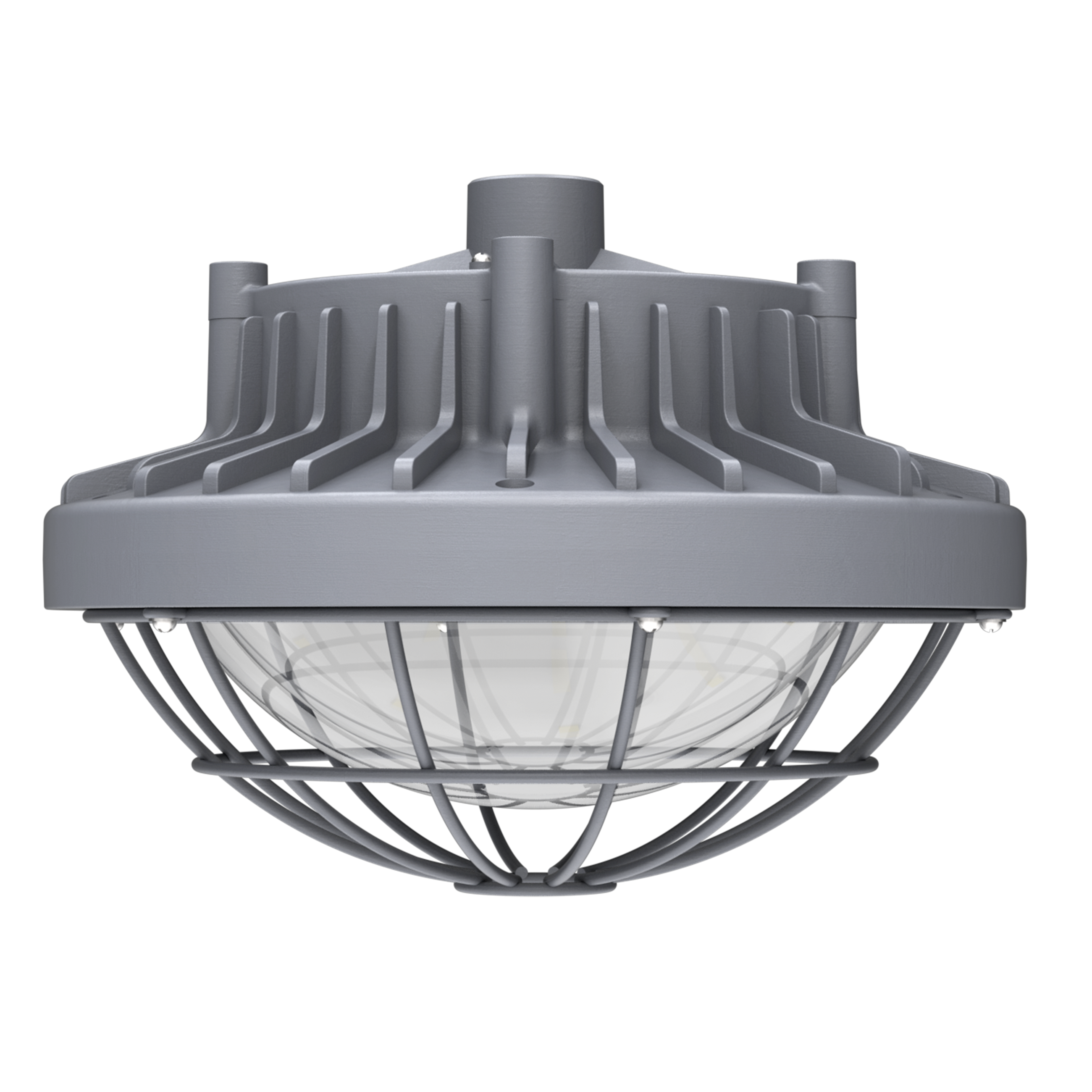 80W Hazardous Location Explosion-Proof Round LED Low Bay-10.400LM. 5000K. Meanwell Driver. 120-277V. IP67