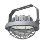 80W Hazardous Location Explosion-Proof Round LED Low Bay-10.400LM. 5000K. Meanwell Driver. 120-277V. IP67 - LEDLIGHTING WHOLESALE