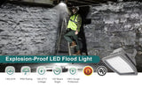 100W Led Explosion Proof Light for Class 1 Division 2-Hazardous Location Lighting-13000 Lumens-250W MH Equivalent-5000K