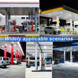 150W LED Canopy Gas Station Light-CCT 5700K Surface Mount-(600W HID/HPS Replacement) 21000LM Commercial Canopy Ceiling Lighting, IP65 Waterproof 100-277V DLC UL Listed