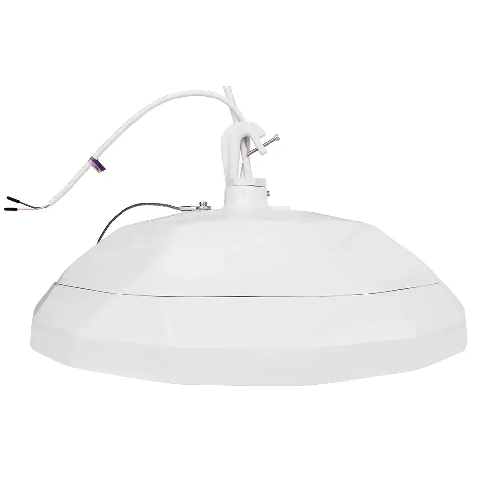 NSF LED UFO High Bay 200W - Wash Down Food Grade High Bay Light - 30000LM 5000K - 100-277V - Commercial Kitchen & Food Processing Lighting