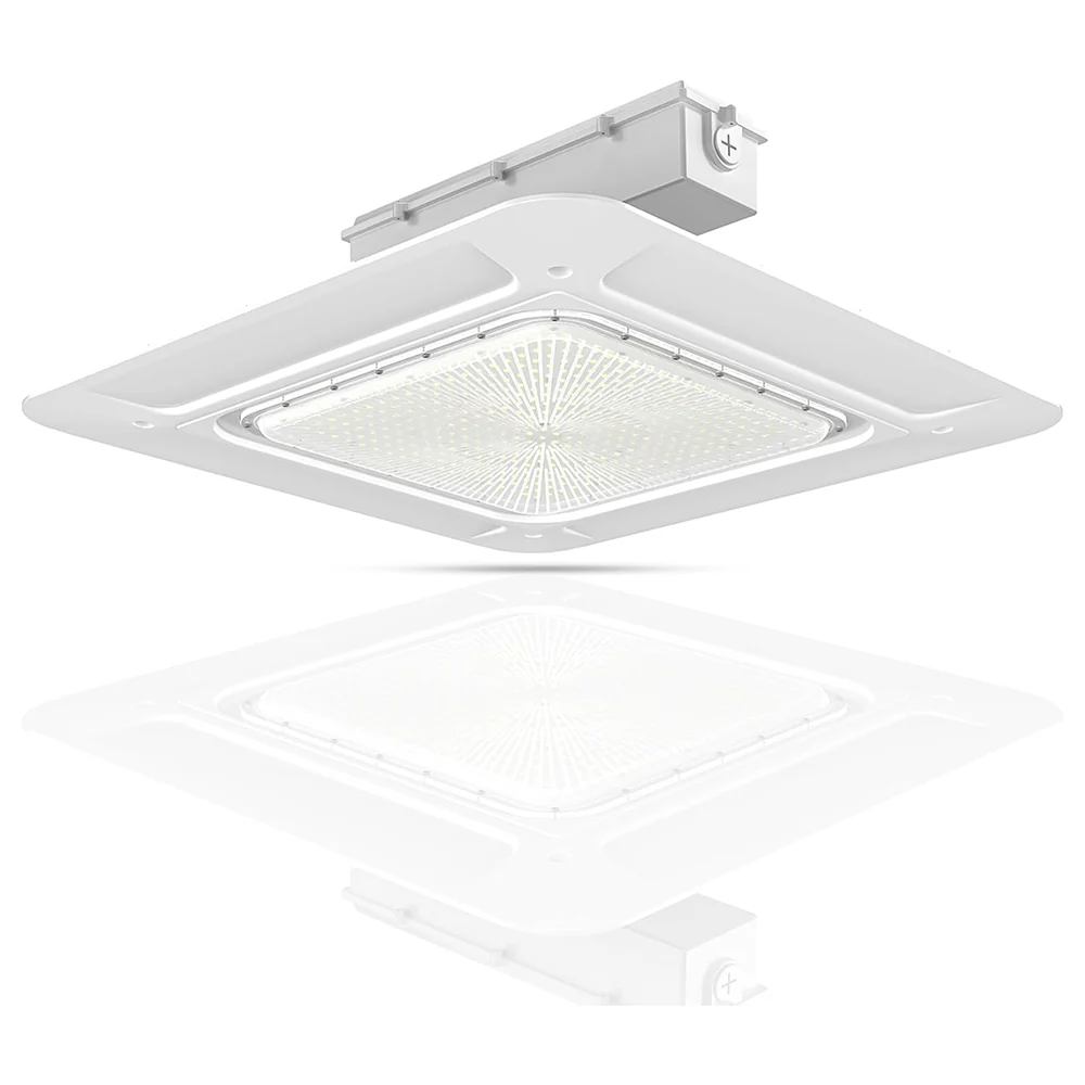180W LED Canopy Light-AC 120~277V-CCT 5700K-0~10V Dimming- Lumen Output 25.200 Lumens-UL & DLC 5.1 Listed