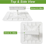 240W LED Canopy Light-AC 120~277V-CCT 5700K-0~10V Dimming - Lumen Output 33,600 Lumens-UL & DLC 5.1 Listed