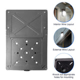 26W LED Mini Wall Pack-2,860-Lumens-70W Metal Halide Equivalent-CCT 3000K/4000K/5000K-With Photocell