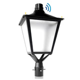 LED Decorative Post Top Light-30/50/60W Wattage Selectable-3000K/4000K/5000K CCT Adjustable-AC 100-277V