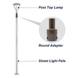 Light Package-1pcs LED Post Top Light+1pcs tenon adapter+1pcs 15ft 3inch round steel light pole