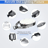 75W-LED Shoebox Retrofit Kit Lights-E39/E26 Base-150-250W MH/HPS Equivalent, Great for Street Shoebox Lamp, Flood Lights, High Bay and etc-10,800 Lumens-ETL+DLC Listed