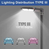 300W LED Parking Lot Light-High Voltage Area Light-AC 277~480V-42,000 Lumens-CCT 5000K-1000W MH Equivalent-UL+DLC 5.1