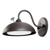 28W Gooseneck Barn Light-CCT Adjustable-CCT 2700K/3000K/4000K/5000K/5700K-Dusk To Dawn Photocell