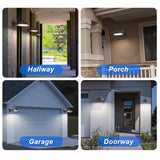 28W Gooseneck Barn Light-CCT Adjustable-CCT 2700K/3000K/4000K/5000K/5700K-Dusk To Dawn Photocell
