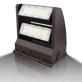 120W Rotatable Wall Pack Light-15,600 Lumens-250W Metal Halide Equivalent-5000K