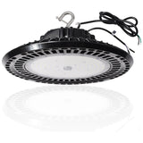 480V LED UFO High Bay Light - 100/120/150W Wattage & CCT Selectable - 170LM/W Industrial Warehouse Lighting with Safety Chain & Hook Mount