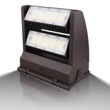 80W Rotatable Wall Pack Light-10,400 Lumens-175W Metal Halide Equivalent-5000K