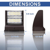 80W Rotatable Wall Pack Light-10,400 Lumens-175W Metal Halide Equivalent-5000K