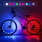 2 Pack LED Bicycle Wheel Light, 7 Colours In One Waterproof Bicycle - LEDLIGHTING WHOLESALE