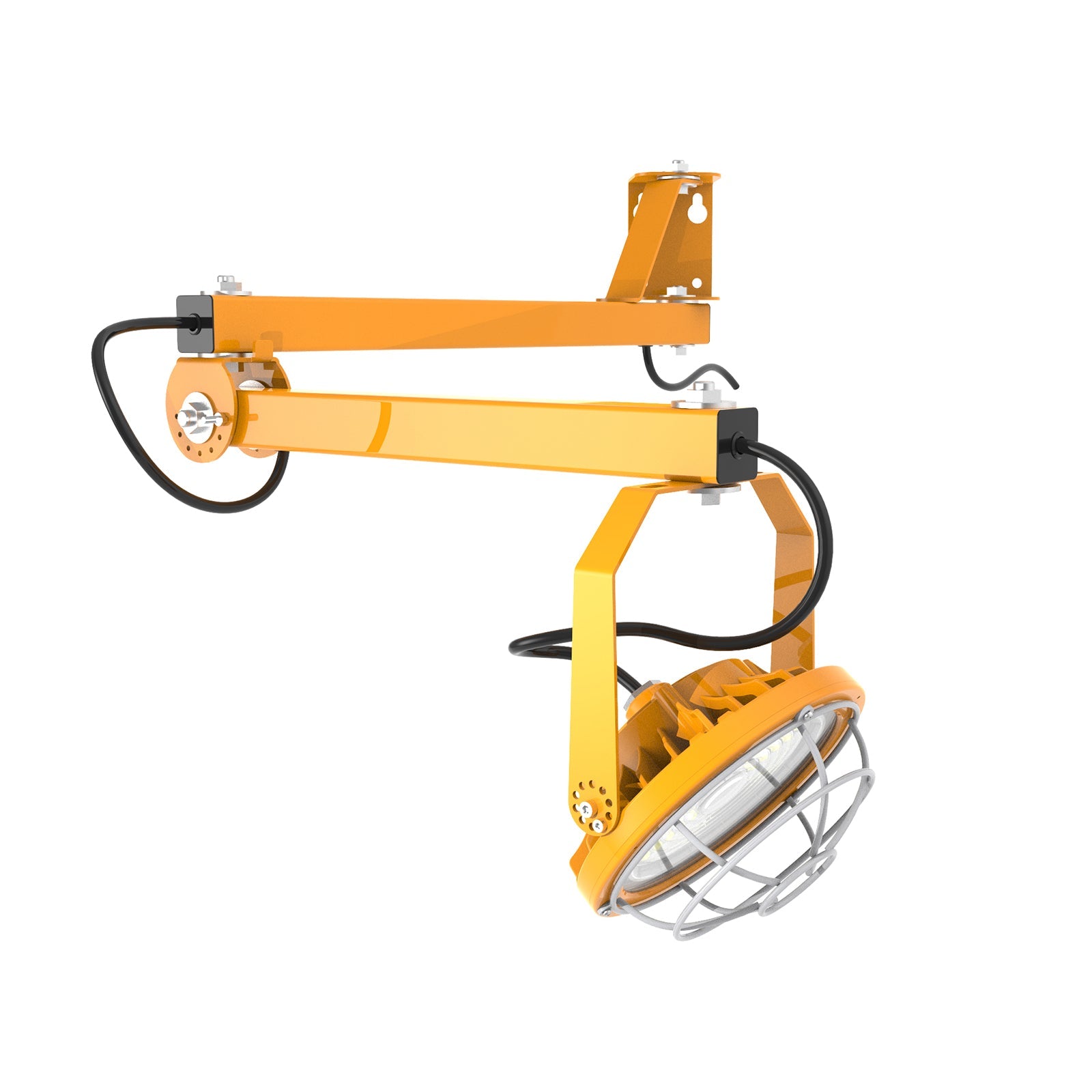 30W Led Loading Dock Light With Folding Arm-4200 Lumens-360° Rotatable Lamp Head-For Docks.Warehouses
