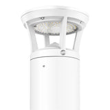 42in White LED Bollard Light - 3,000 Lumens - 3 Watts Selectable - 3 CCT Selectable - 120-277V - 100W Equal