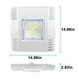 150 Watt  Led  Canopy Light-19500 Lumens-500W MH Equivalent-5700K-Surface Mount-UL DLC Listed-Gas Station Lighting