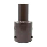 5 Inch Round Pole Bracket Tenon Adapter, Tenon Pole Bracket, Pole Top Mount for Slip Fit Mounting Parking Lot Light