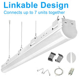 4 Pack-4ft Linkable LED Linear Strip Light-40W 5200LM-3500K/4000K/5000K Selectable DLC UL Certified 5 Years Waranty - LEDLIGHTING WHOLESALE