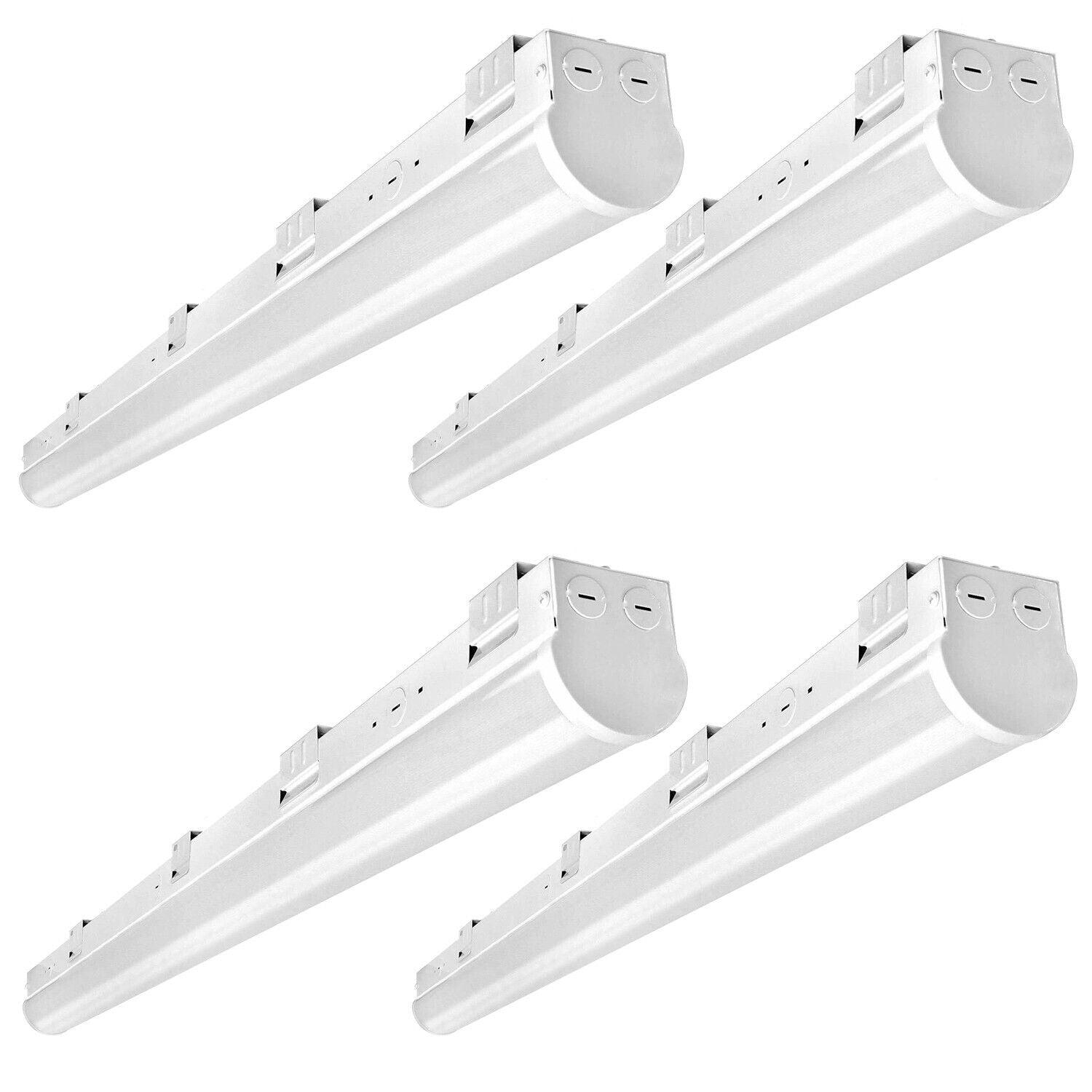 4 Pack-4ft Linkable LED Linear Strip Light-40W 5200LM-3500K/4000K/5000K Selectable DLC UL Certified 5 Years Waranty
