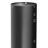 3 inch 15 Foot Steel Round Light Pole-Black housing | 11 Gauge
