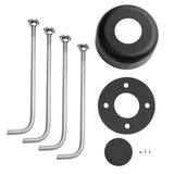 3 inch 15 Foot Steel Round Light Pole-Black housing | 11 Gauge