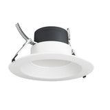 LED Commercial Recessed Downlight - 6 inch - 12W/17W/22W Selectable - 5CCT 2700K-5000K - 0-10V Dimmable - Ceiling Light for Office & Retail