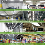 4 Pack-4ft Linkable LED Linear Strip Light-24W/32W/40W-3500K/4000K/5000K Selectable-ETL UL Certified 5 Years Waranty