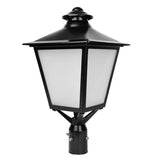 LED Decorative Post Top Light-30/50/60W Wattage Selectable-3000K/4000K/5000K CCT Adjustable-AC 100-277V