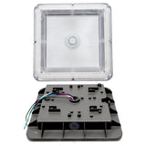 LED Parking Garage Canopy Light-Selectable Wattage and CCT-Up to 13,000 Lumens-60W / 80W / 100W-3000K/4000K/5000K