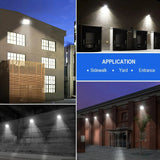 LED Wall Pack Light-60W-With Dusk-to-Dawn Photocell –7,800 Lumens-CCT 5000K